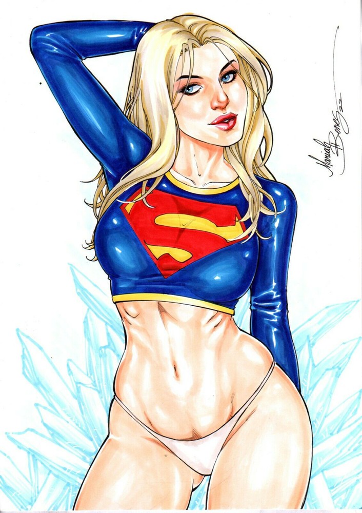 Supergirl dessin sensuel