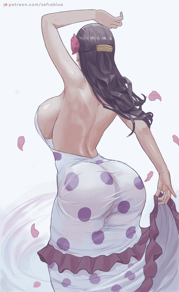 Viola robe transparente