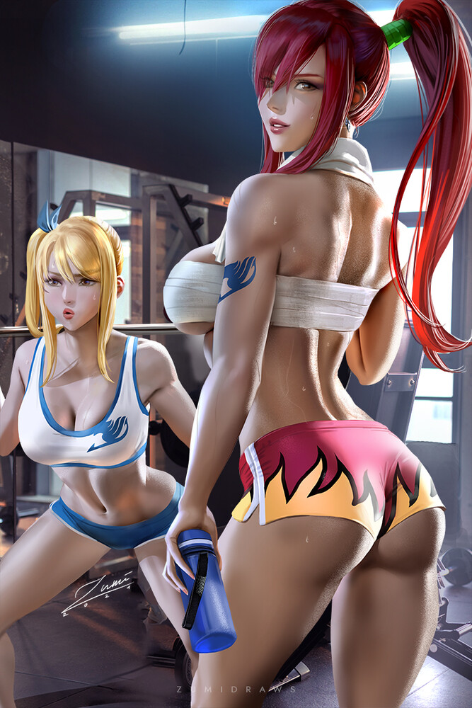 Erza Scarlet fitness