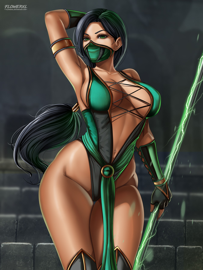 Jade Mortal Kombat corps sexy