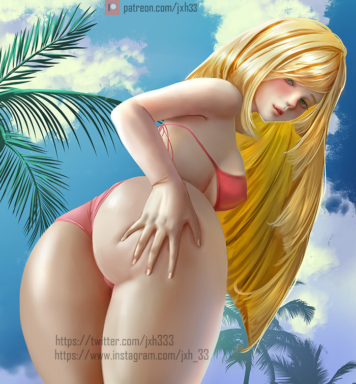 Lusamine Elsa Mina beau cul