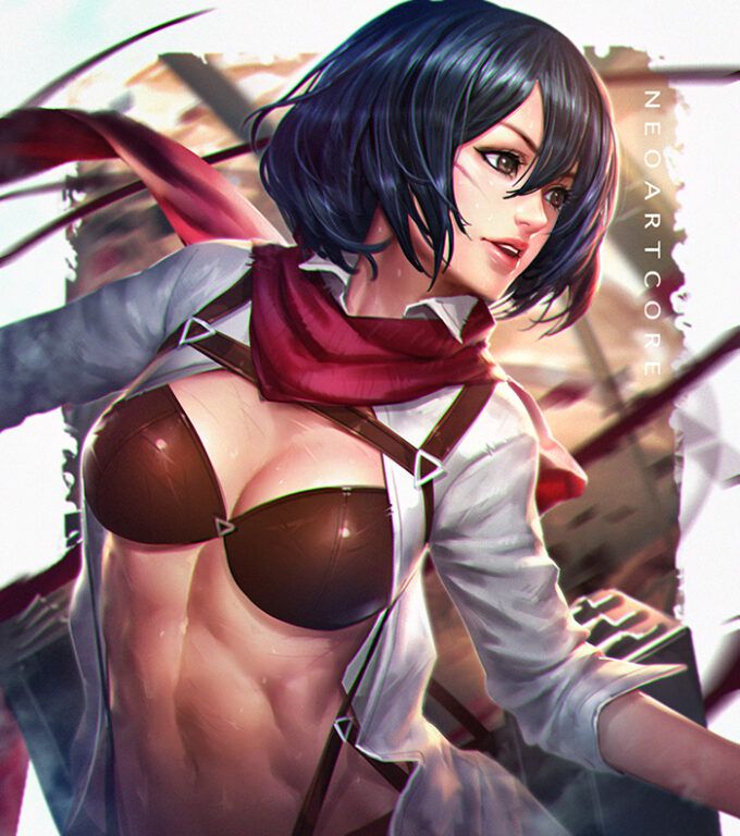 Mikasa Ackerman Attaque des titans sexy