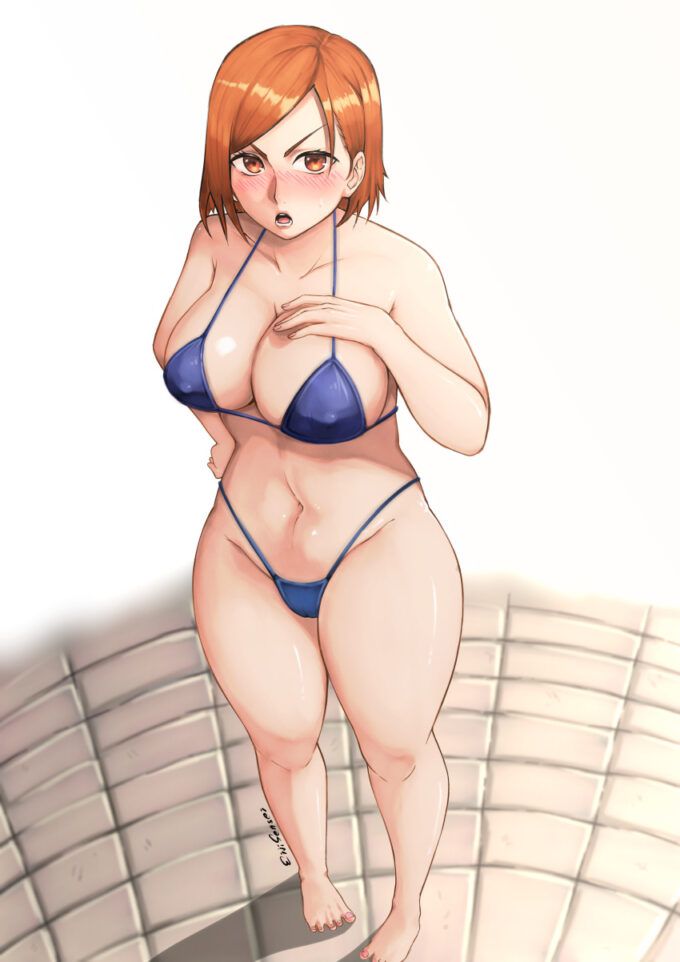 Kugisaki Nobara Jujutsu Kaisen hentai bikini
