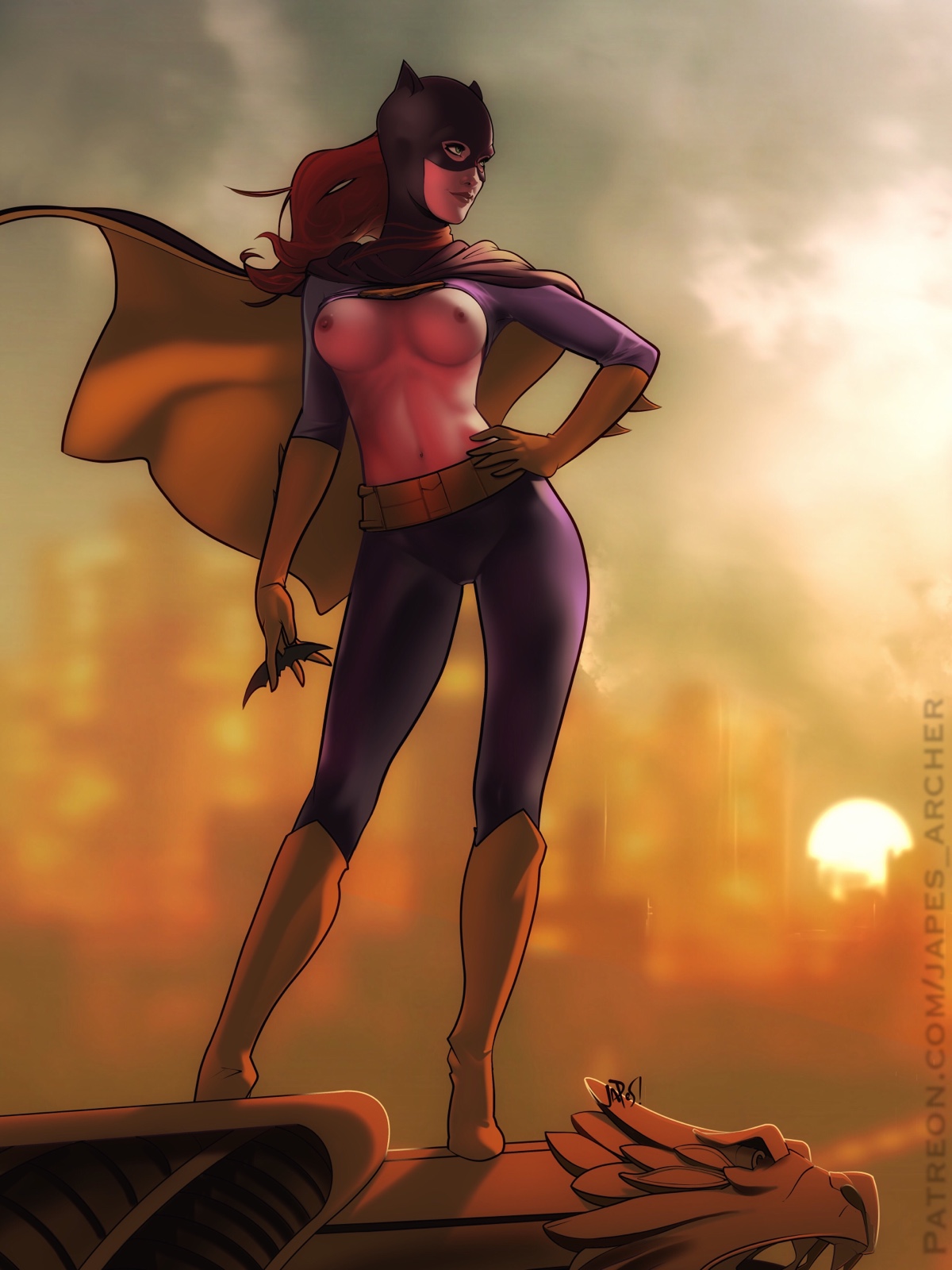 Batgirl DC Comics seins nus