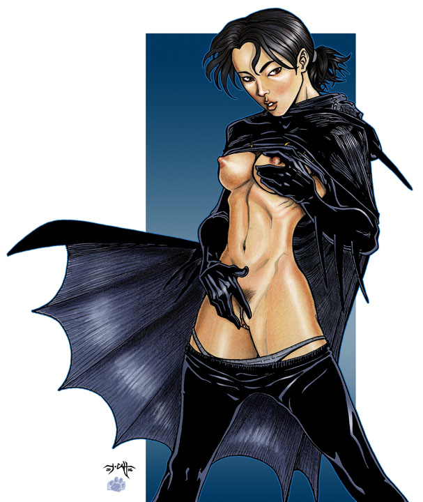 Batgirl se touche la chatte DC Comics hentai