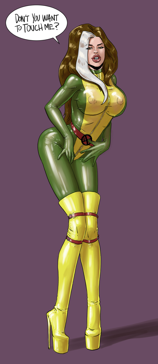 Rogue Marvel Comics mutante sexy