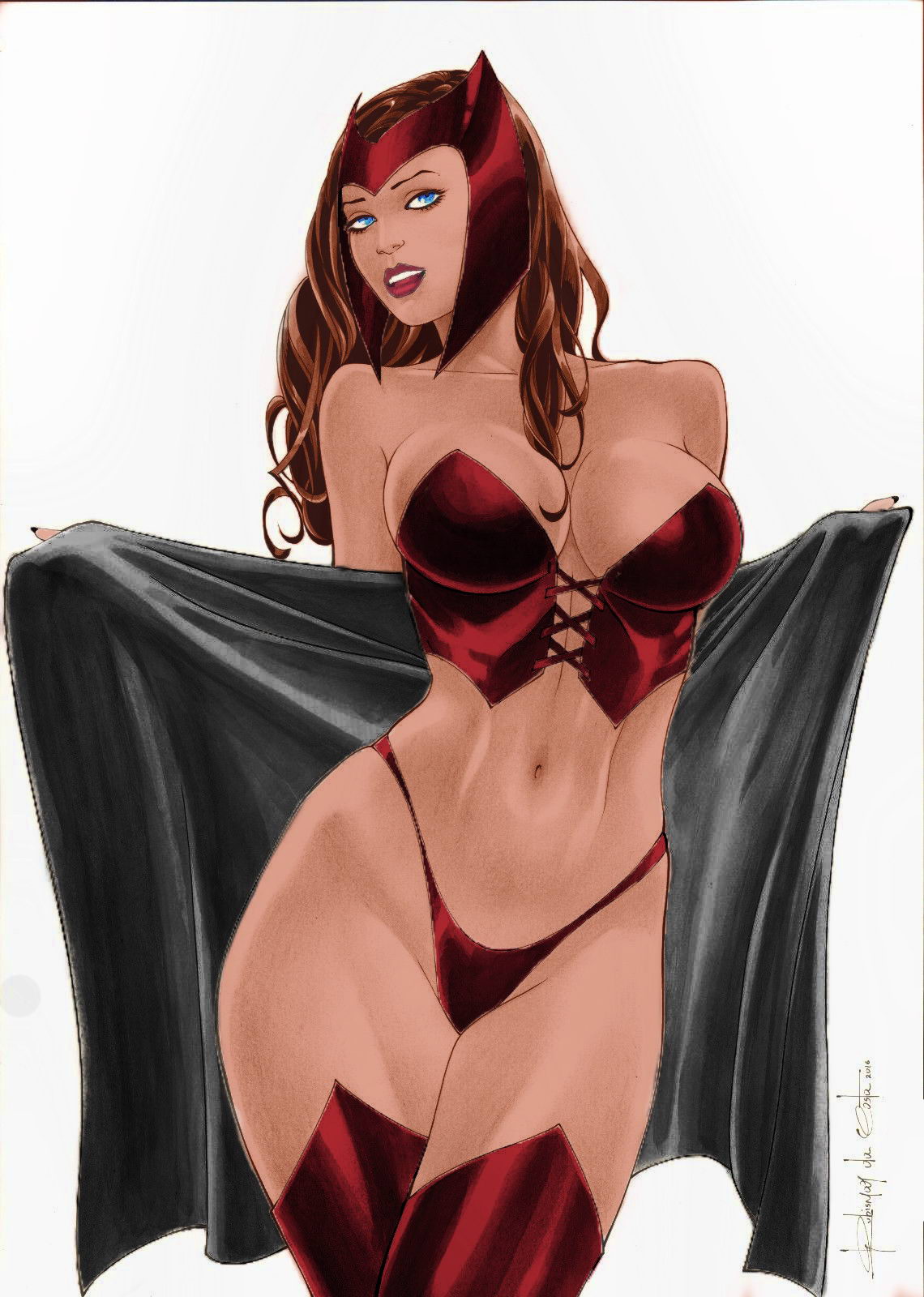 Sorciere Rouge Marvel Comics hentai personnage sexy