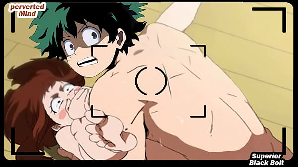 Midoriya baise Uraraka dans tous les sens