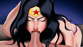 Wonder Woman fait une pipe