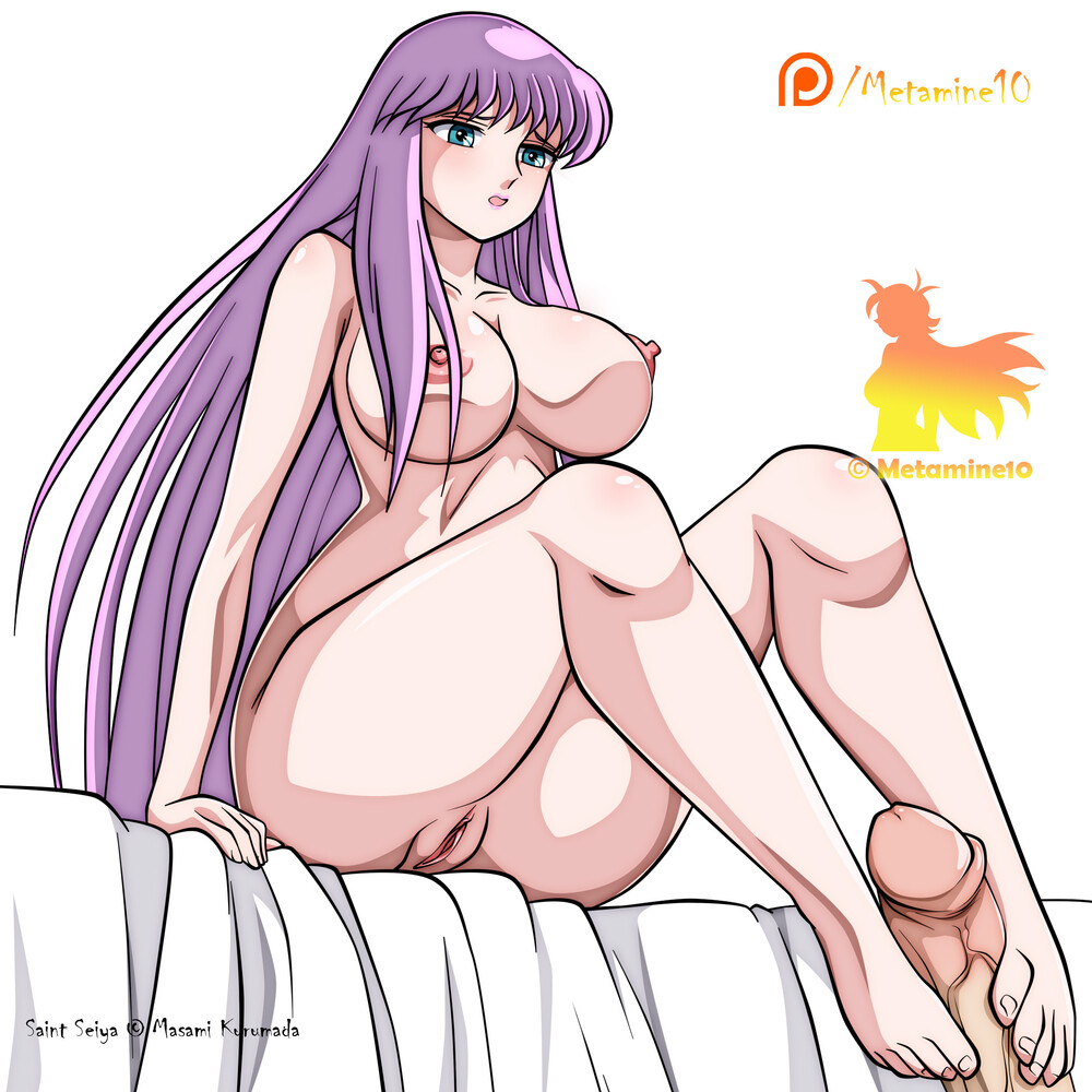 Athena Saint Seiya footjob