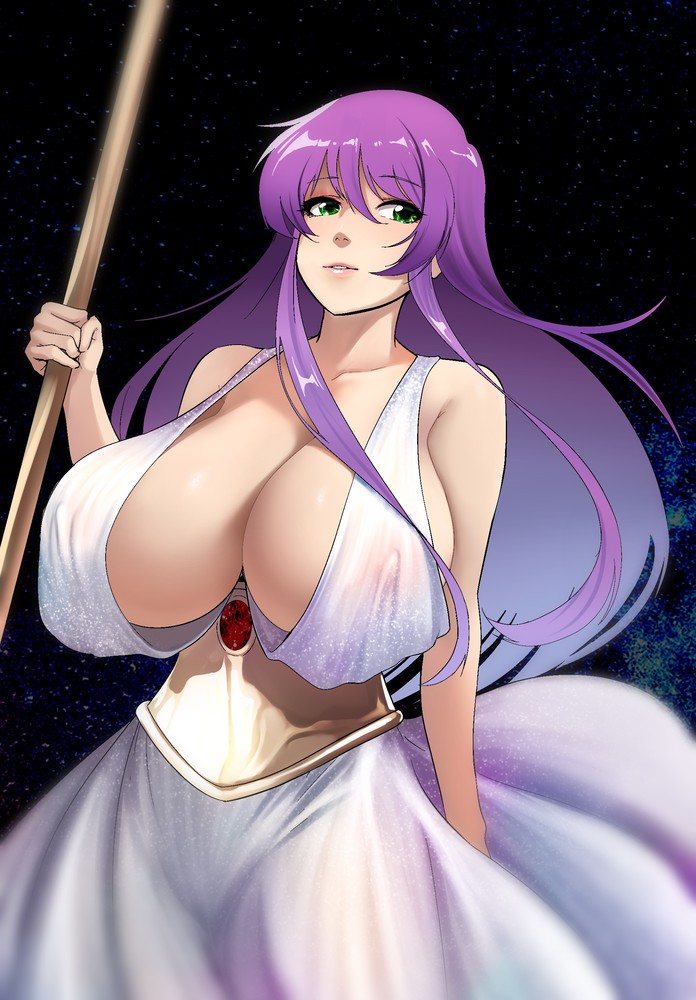 Athena Saint Seiya seins enormes