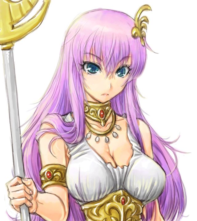 Athena Saori Kido Saint Seiya Hentai tenue sexy