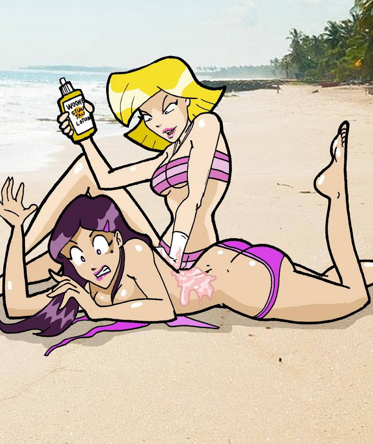 Mandy Clover Totally Spies hentai plage