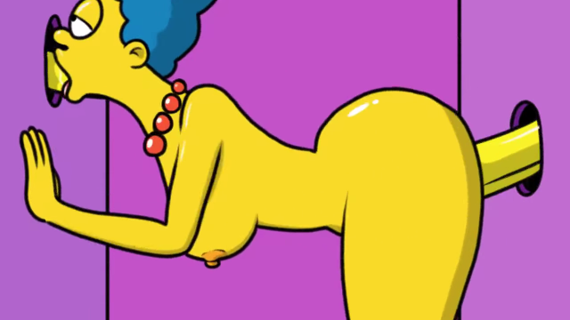 Marge Simpson glory hole hentai