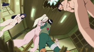 Les héroïnes de Naruto prennent un bain