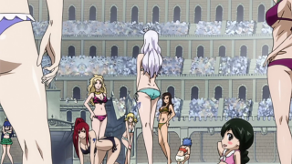 Les personnages de Fairy Tail en bikini